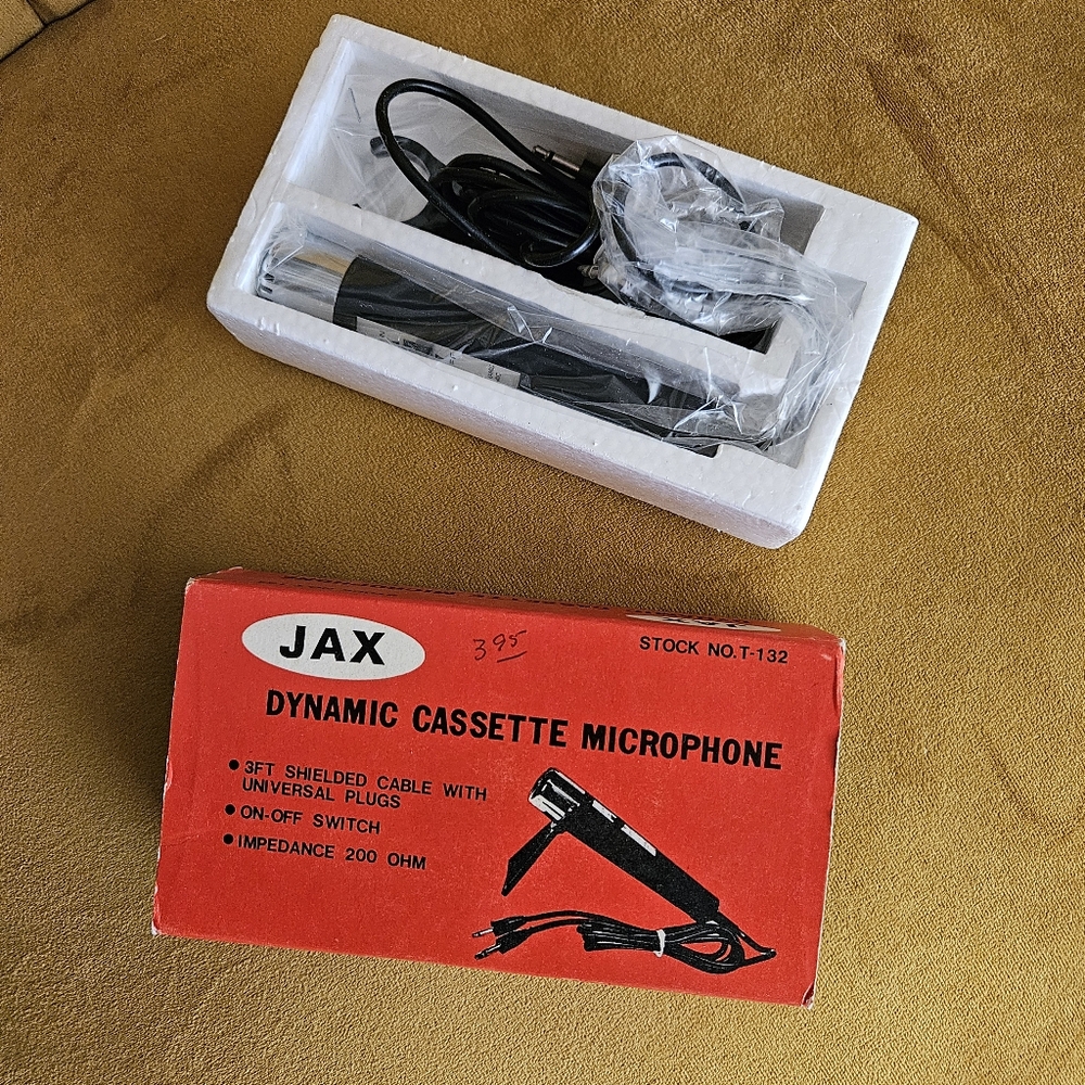 Vintage JAX Cassette Microphone